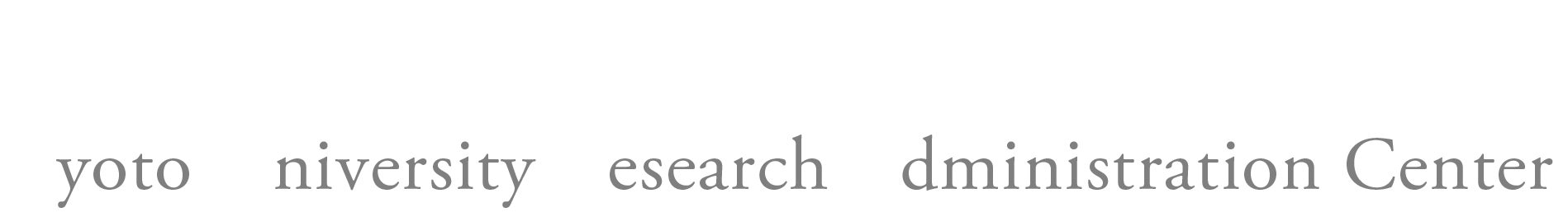 京都大学 学術研究支援室 Kyoto University Research Administration